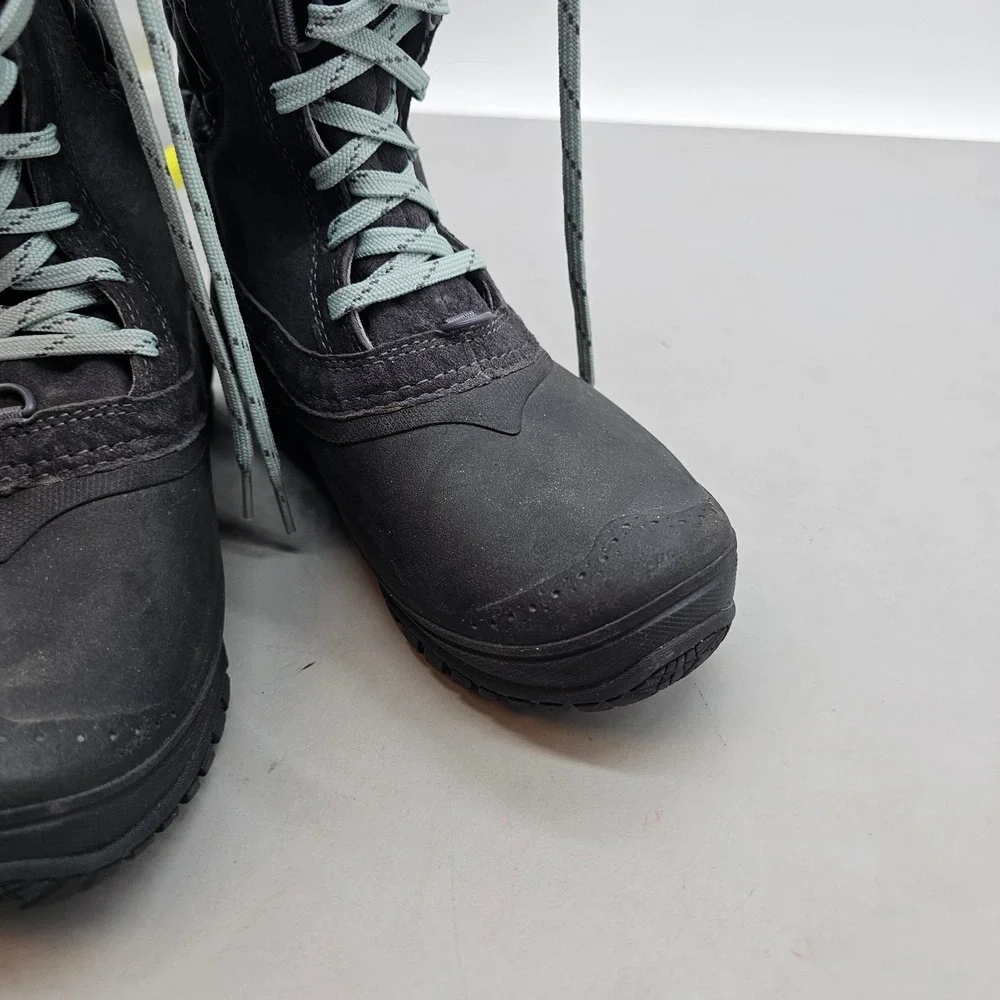 The North Face ThermoBall Shellista II Mid Black Winter Boots Womens 8 NF0A2T5D